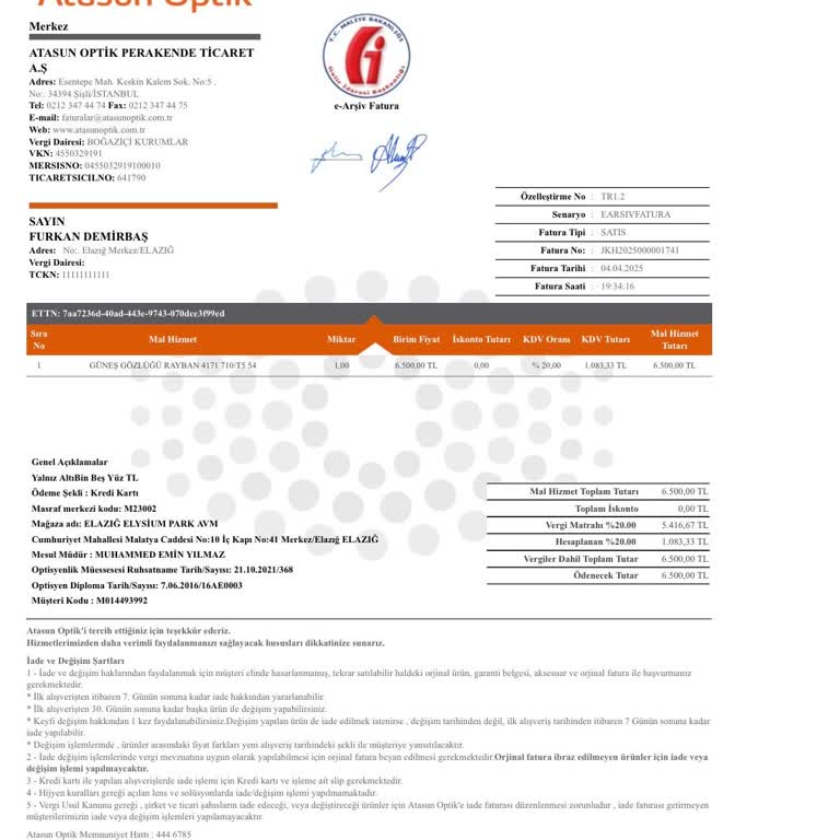 Aldığım Gözlük 1 Ayda 1.300 TL Ucuzladı, Mağdur Oldum!