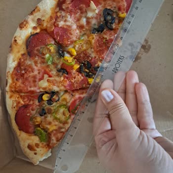 Orta Boy Pizza Beklerken Küçük Boy Geldi