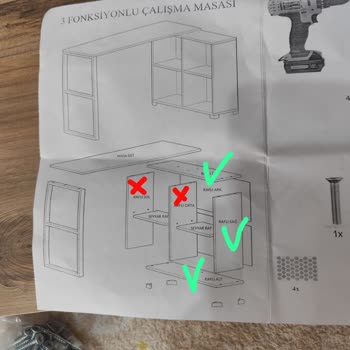 A101’den Alınan Çalışma Masasının Eksik Parçaları Ve İlgisiz Müşteri Hizmeti