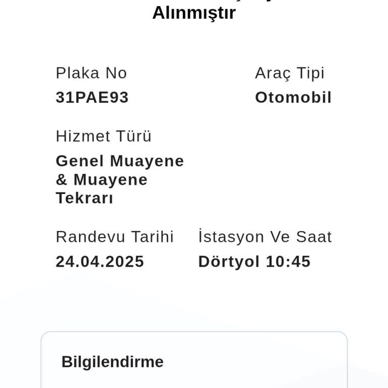 Araç Muayenesinde Küçük Bir Arıza Yüzünden Mağduriyet