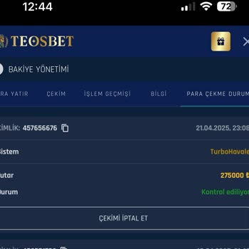 Teosbet'te Kazanılan Ödemenin Yapılmaması Ve Gerekçesiz Reddi