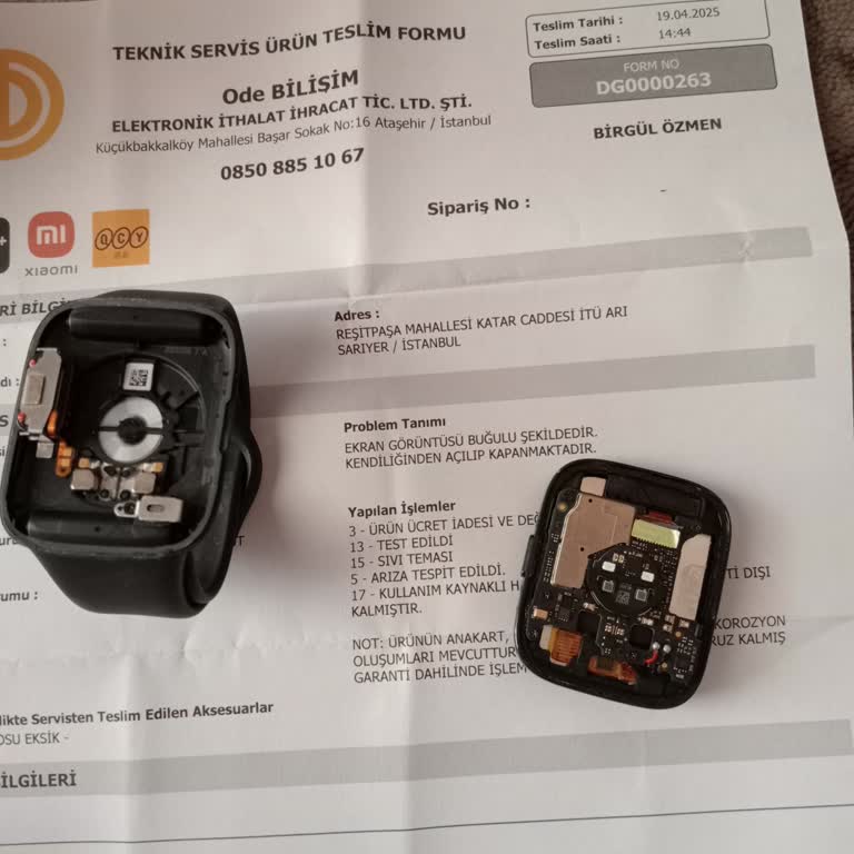 Teknik Servisten Gelen Saatim Kullanılamaz Hâlde İade Edildi