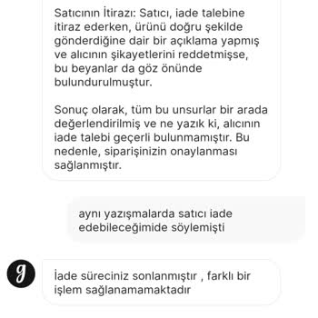 Gardrops'ta Beden Uyumsuzluğu Ve İade Sürecinde Hayal Kırıklığı