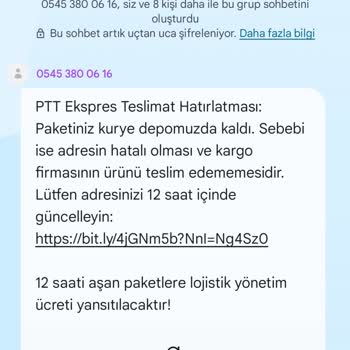 PTT Kargo Bilgilerimin Üçüncü Kişilerin Eline Geçmesi Endişelendiriyor