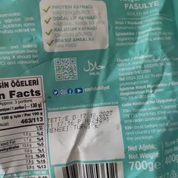 Yayla Bakliyat Haşlanmış Fasulye Beklenenden Sert Ve Pişmiyor