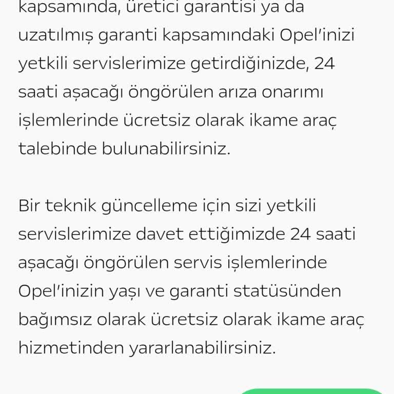 Opel Mokka Arızasında İkame Araç Mağduriyeti Yaşadım