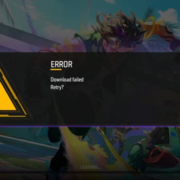 Garena Free Fire Keeps Showing Download Failed - I Cant Get Past Loading Screen