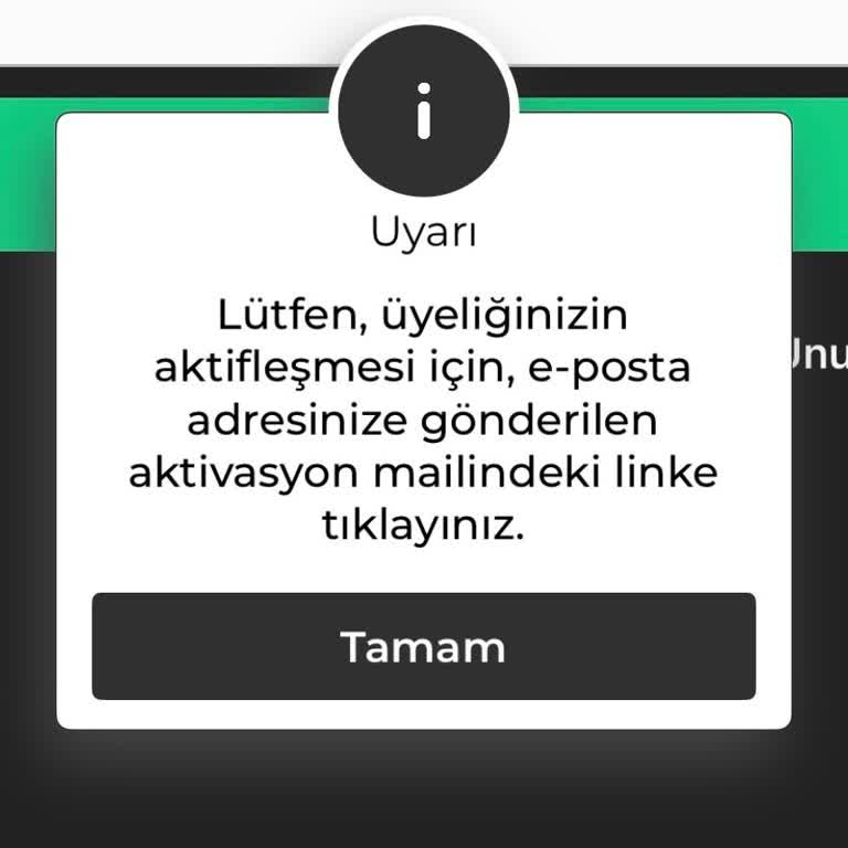Lufian Uygulamasında Aktivasyon Maili Gelmiyor Hesabıma Erişemiyorum