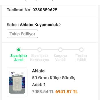 Trendyol'da Gümüş Ürünü Fiyatlandırma Sorunu Ve İade Zorluğu