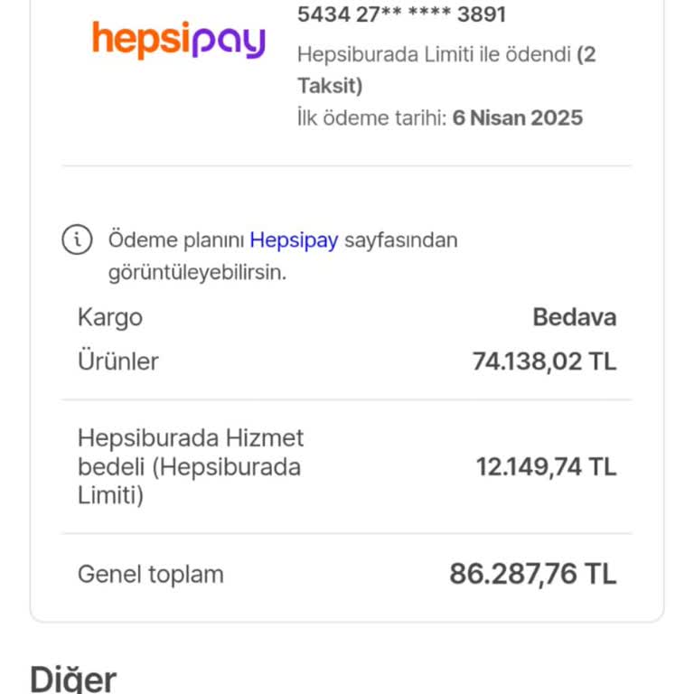 Hepsipay Hesabımda İzinsiz Yüksek Tutar Ve Hizmet Bedeli Mağduriyeti