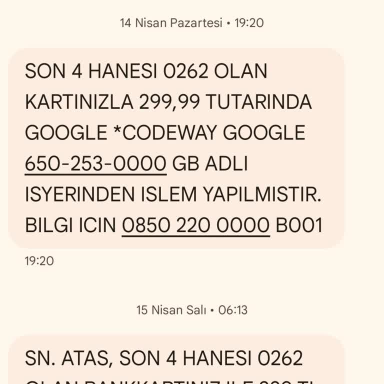 Google Code Space Ve Code Way İzinsiz Para Çekiyor, Mağdurum
