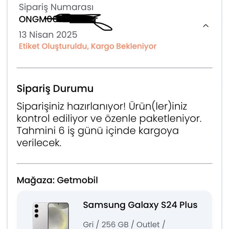 Siparişimin Teslim Edilmemesi Ve İade Sorunu Yaşıyorum