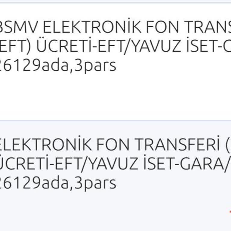 Hesabımdan Habersiz EFT Ücreti Kesildi, Açıklama Yapılmadı