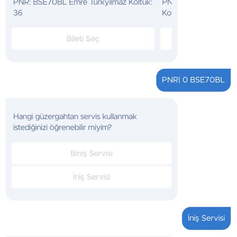 Şehir İçi Servis Hizmetinin Sunulmaması Ve Destek Eksikliği