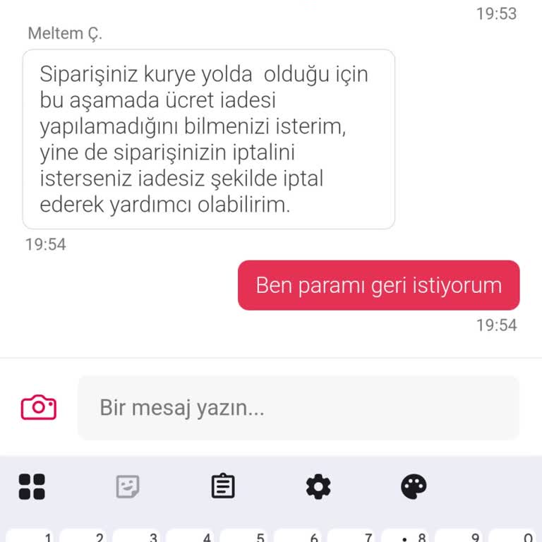 Yemek Siparişi Gecikmesi Ve İptal Sorunu