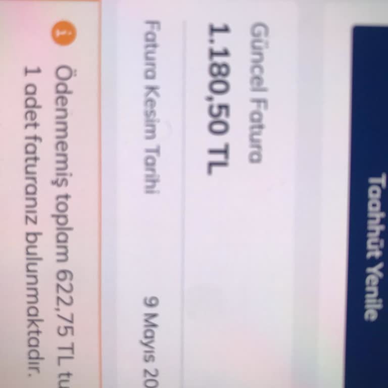 Bilgilendirme Yapılmadan Yüksek Fatura Çıkarılması Ve Mağduriyet