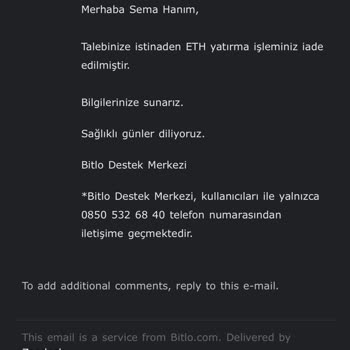 Bitlo'da Kripto Para İadesi Gerçekleşmedi