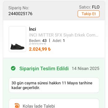 FLO'dan Alınan Ayakkabının Kalitesiz Bağcıkları Ve Yetersiz Müşteri Hizmeti