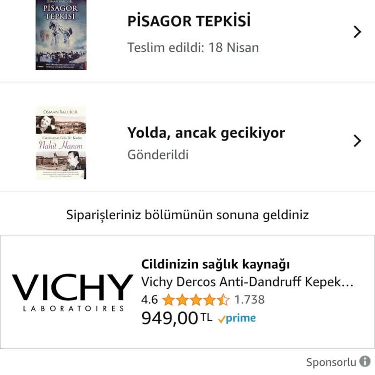 Amazon.com'da Kitap Siparişim Mağduriyetle Sonuçlandı