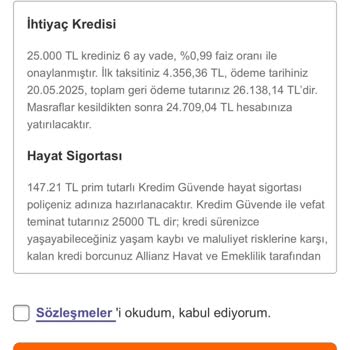 Onaylanan Kredi Evrak Sorunu Nedeniyle Hesabıma Yatmıyor