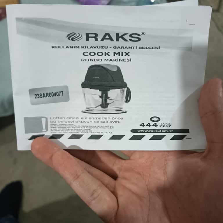 Raks İlk Kullanımda Arızalı Çıkan Rondo İçin Yardım Bekliyorum