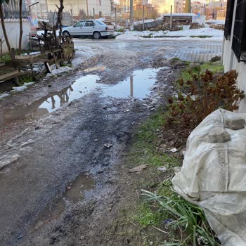 Evimin Önündeki Yolun Toprak Olması Ve Su Birikintisi Sorunu