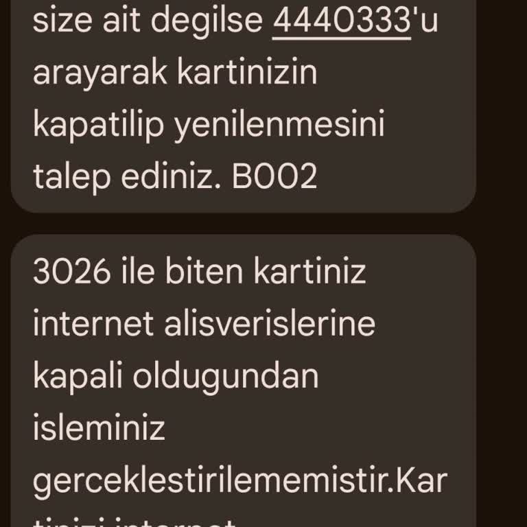 Onayım Olmadan Yapılan İşlem İçin Acil İade Talebi