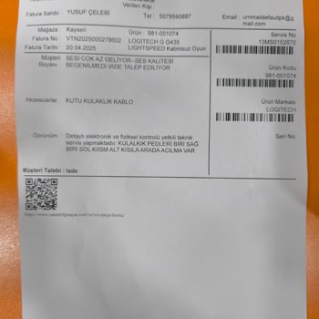 Ayıplı Ürün Ve İade Sorunu: Vatan Bilgisayar'da Hayal Kırıklığı