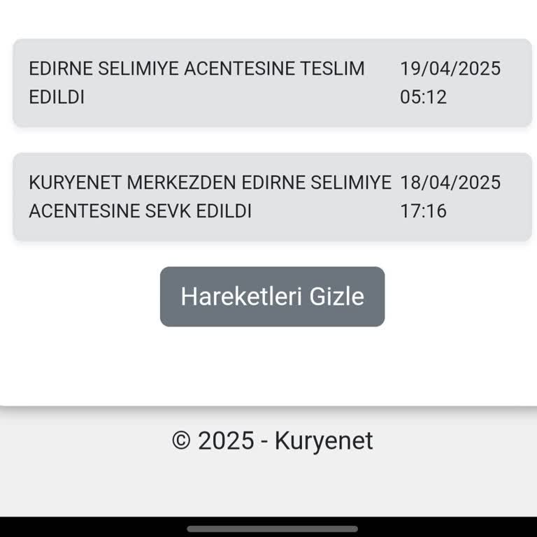 Kuryenet İle Teslim Edilmeyen Sipariş Ve İletişim Sorunu