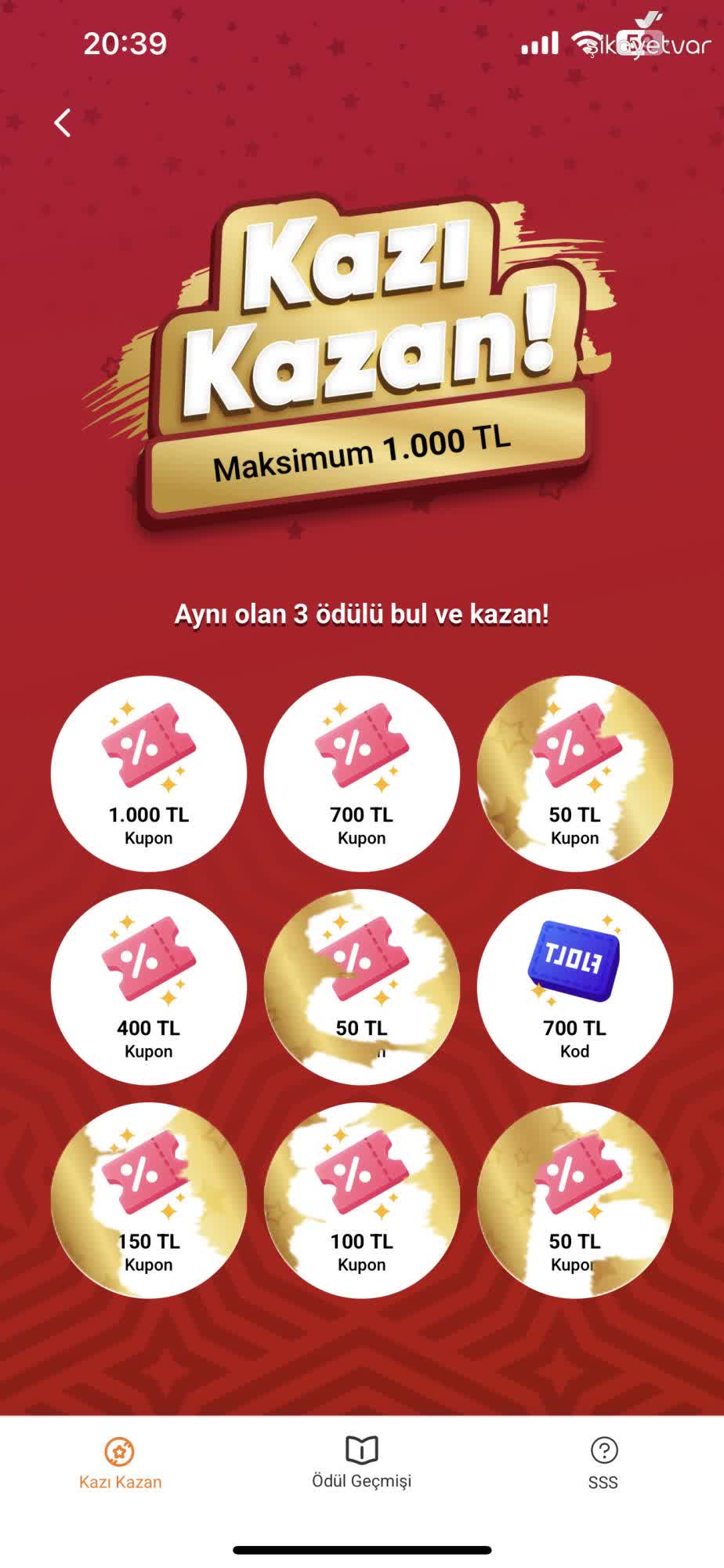 Trendyol Kazı Kazan Yanıltması - Şikayetvar