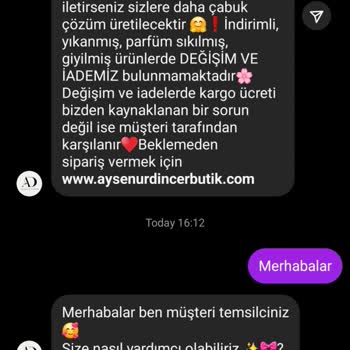 Sipariş Bilgisi Ve İade Taleplerime Cevap Alamıyorum