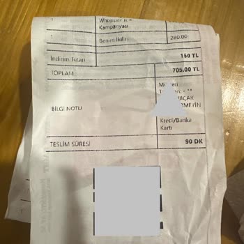 Soğuk Ve Eksik Ürünlerle Kötü Paket Servis Deneyimi