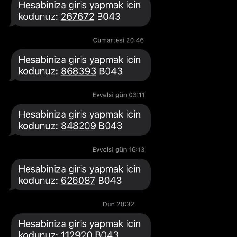 Alotel'den Bilgim Dışında Gelen Kod Mesajları Ve Güvenlik Endişesi