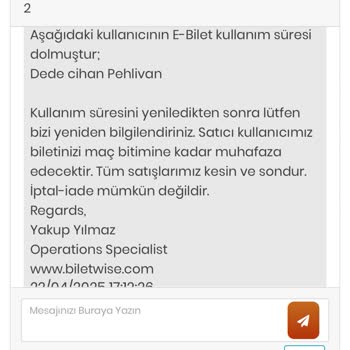 Maç Biletiyle Yaşadığımız Mağduriyet Kızımı Üzdü