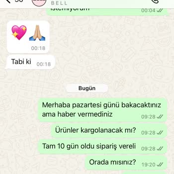 Siparişimin Teslim Edilmemesi Ve İletişim Eksikliği
