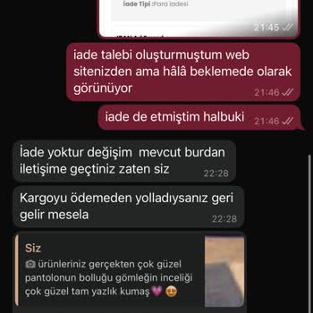 İade Talebim Reddedildi, Saygısız Yaklaşımla Karşılaştım