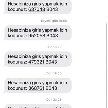 Alakasız Onay Kodlarıyla Rahatsız Ediliyorum