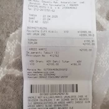 Madame Coco'da Gerçekçi Olmayan İndirim Politikası Mağduriyeti