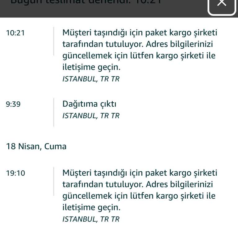 İptal Edilen Kargo Teslim Edilmeye Çalışılıyor, Mağdur Oldum