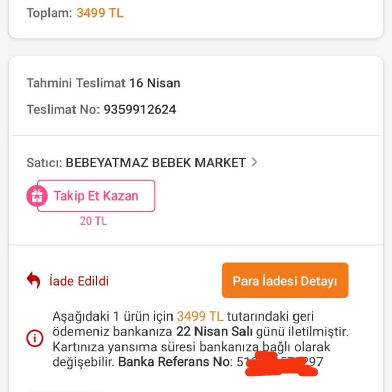 Siparişim İptal Edildi Fiyat Artışıyla Mağdur Edildim