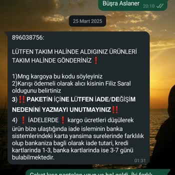 Yanlış Ürün Kombini Ve Haksız İade Kesintisi Mağduriyeti