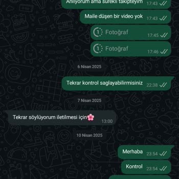 Video Kaydı Teslim Edilmedi İletişimde Sorun Yaşadım