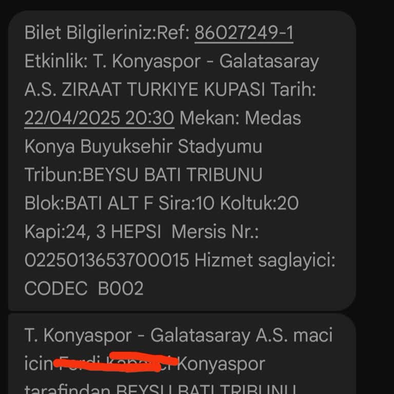 Maç Biletim Passolig Tarafından Gerekçesiz Silindi