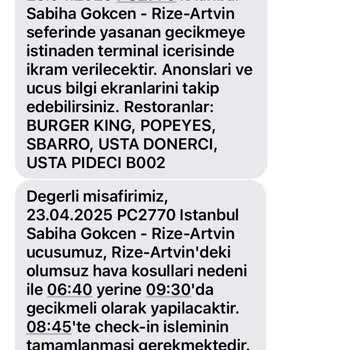 Uçuş Ertelemesi Nedeniyle Mağduriyet Ve İade Sorunu