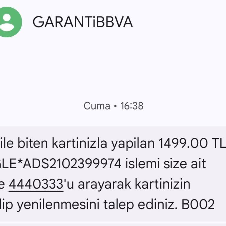 Google Ads Adıyla İzinsiz 1499TL Para Çekildi Açıklama Ve Çözüm Bekliyorum
