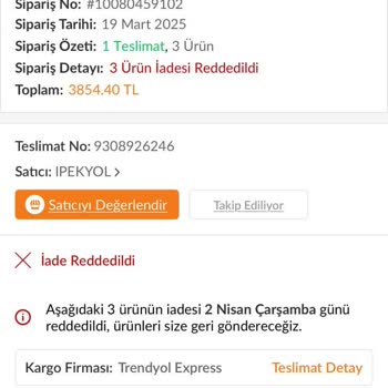 Trendyol İade Sürecinde Haksız Suçlama Ve Üyelik Kapatılması