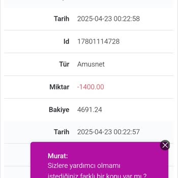 Onwin Hesabımdaki Bakiyem İzinsiz Şekilde Sıfırlandı