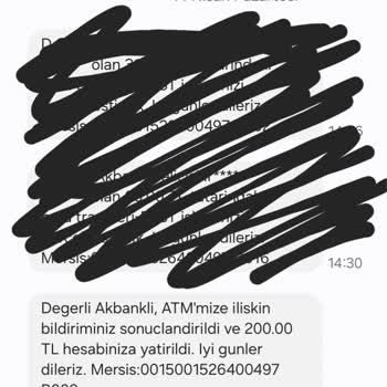 ATM'de Sıkışan Paramın Eksik Yatırılması Ve Bankanın Sorumluluğu Reddi
