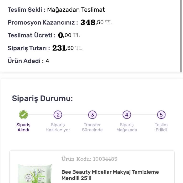 Siparişimin Hazırlanma Sürecinde Gecikme Yaşıyorum