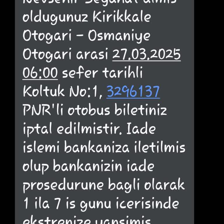 1 Ay Geçti, İade Edilmeyen Paramı İstiyorum!